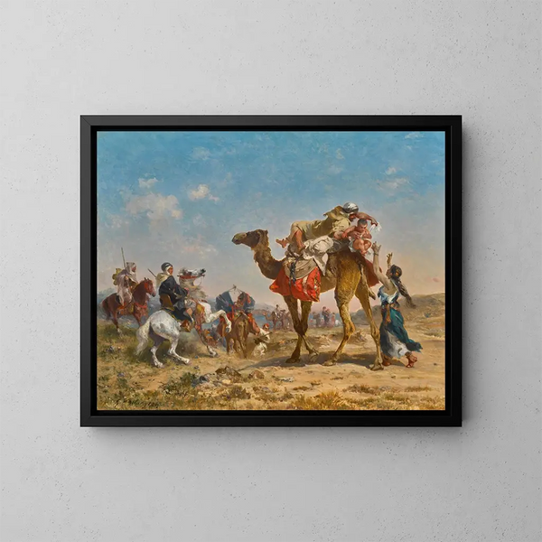 Der Abschied - Georges Washington — gerahmtes Bild an der Wand
