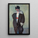 Jeanne modiste - Georges d'Espagnat — framed artwork on a wall