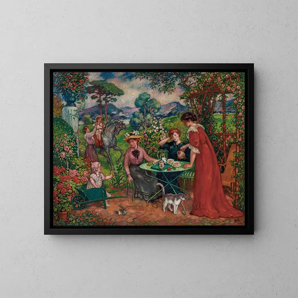 La giornata tranquilla - Georges d'Espagnat — quadro incorniciato alla parete