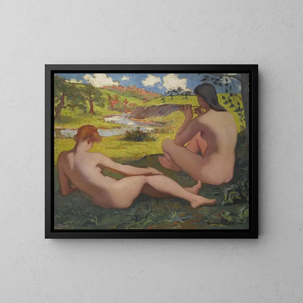 Le Repos - Georges d'Espagnat — quadro incorniciato alla parete