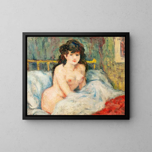 Il tramonto - Georges d'Espagnat — quadro incorniciato alla parete