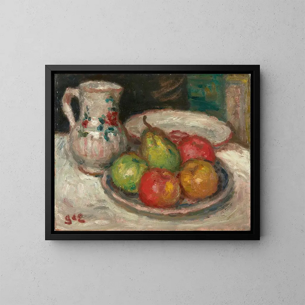 Nature morte ai frutti - Georges d'Espagnat — quadro incorniciato alla parete