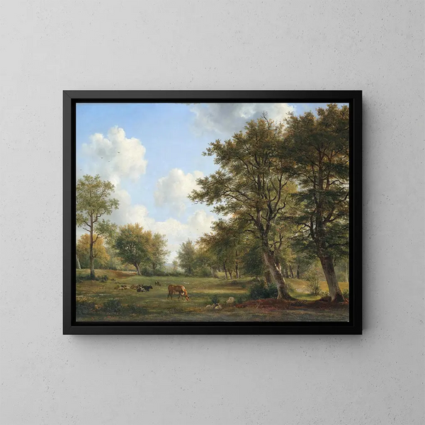 Landschaft bei Hilversum - Georgius Jacobus Johannes van Os — gerahmtes Bild an der Wand