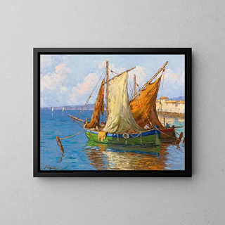 Georgy Alexandrovich Lapchine - Le Retour Des Pcheurs.webp