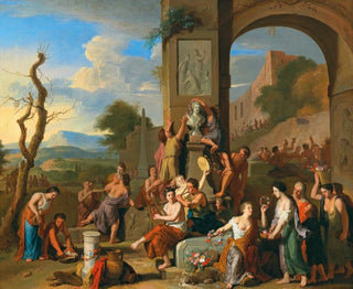 Gerard Hoet - A sacrifice in Roman ruins.webp