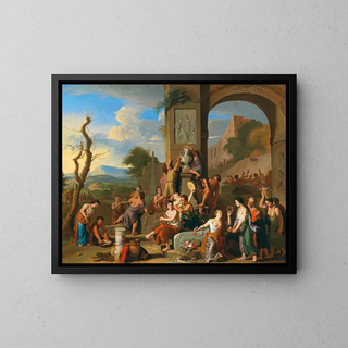 Gerard Hoet - A sacrifice in Roman ruins.webp