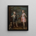 Lord John Hay and Charles Master of Yester, later third Marquis of Tweeddale - Gerard Soest — framed artwork on a wall