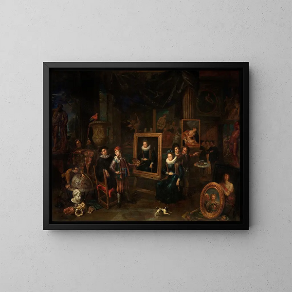 L'Atelier du peintre - Gerard Thomas — gerahmtes Bild an der Wand