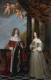 Portrait painting of Friedrich Wilhelm, Elector of Brandenburg, and his wife Louise Henriette, Countess of Orange-Nassau - Gerard van Honthorst — artwork view