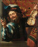 Der fröhliche Geiger - Gerard van Honthorst — Ansicht des Kunstwerks