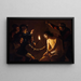 La Dérision du Christ - Gerard van Honthorst — gerahmtes Bild an der Wand