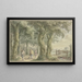 Landschaft mit Bäumen, Weidezaun und Figuren - Gerard van Rossum — gerahmtes Bild an der Wand