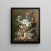 Naturstillleben mit Blumen und einer Vase aus Alabaster - Gerard van Spaendonck — gerahmtes Bild an der Wand