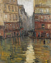 La rue Maître-Albert inondée en 1910 - Germain Eugène Bonneton — artwork view
