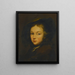 Portrait eines Jungen - Deutsche Schule — gerahmtes Bild an der Wand