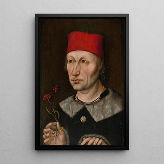German School - Portrait of a Man in a Red Cap.webp