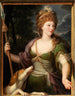 Portrait einer Dame in Diana - Deutsche Schule — Ansicht des Kunstwerks