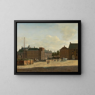 Gerrit Adriaensz Berckheyde - The Plaats With The Binnenhof And The Gevangenpoort The Hague.webp