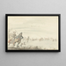 Winterlandschaft - Gerrit Grasdorp — gerahmtes Bild an der Wand