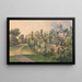 Boschbeek Groenendaal, garden building in the Boschbeek grounds with octagonal turret - Gerrit Jan Schouten — framed artwork on a wall
