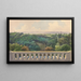 Vue de Boschbeek Groenendaal depuis la tourelle vers Alsmeer et Haarlemmesmeer - Gerrit Jan Schouten — framed artwork on a wall