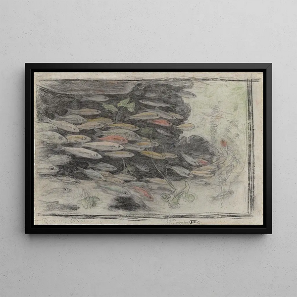 Gerrit Willem Dijsselhof - Aquarium met goudwinden.webp