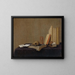 Naturmorte Vanitas - Gerrit van Vucht — gerahmtes Bild an der Wand