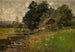 Cottage near a stream - Gertrud Staats — artwork view