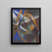 Merkur, das vor der Sonne vorbeizieht - Giacomo Balla — gerahmtes Bild an der Wand