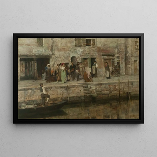 Giacomo Favretto - Street musicians.webp