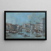 Le Pont du Rialto Venise - Giacomo Guardi — framed artwork on a wall