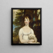 Marie Barry - Gilbert Stuart — gerahmtes Bild an der Wand