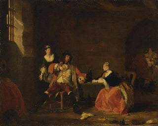 Gilbert Stuart Newton - Captain Macheath Upbraided by Polly and Lucy in the Beggars Opera 1826.webp