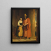 Shylock et Jessica du Marchand de Venise II ii - Gilbert Stuart Newton — gerahmtes Bild an der Wand