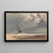 Sturm auf einer Küste - Giles Firman Phillips — gerahmtes Bild an der Wand