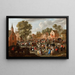Dorffest - Gillis van Tilborgh — gerahmtes Bild an der Wand
