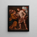 Die Auferstehung - Giovanni Andrea Ansaldo — gerahmtes Bild an der Wand