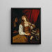 La Conversione di Maria Maddalena - Giovanni Andrea de Ferrari — quadro incorniciato alla parete