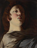 Die Kopf der Maria Magdalena am Fuße des Kreuzes ein Fragment - Giovanni Battista Caracciolo — Ansicht des Kunstwerks