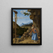 San Girolamo nel deserto - Giovanni Battista Cima da Conegliano — quadro incorniciato alla parete