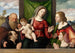 La Vierge et l'Enfant avec des saints et des donateurs - Giovanni Battista Cima da Conegliano — vista dell’opera