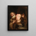 Diogène - Giovanni Battista Langetti — gerahmtes Bild an der Wand