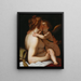 Venere e Cupido - Giovanni Battista Paggi — quadro incorniciato alla parete