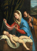 Die Jungfrau und Josef mit dem schlafenden Jesuskind - Giovanni Battista Salvi da Sassoferrato — Ansicht des Kunstwerks