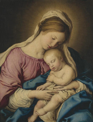 Giovanni Battista Salvi da Sassoferrato - Vierge lEnfant.webp