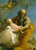Saint Joseph und das Jesuskind - Giovanni Battista Tiepolo — Ansicht des Kunstwerks