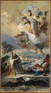 Sainte Thècle betend für die Opfer der Pest - Giovanni Battista Tiepolo — Ansicht des Kunstwerks