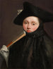 Junge Frau mit Dreispitz-Hut - Giovanni Battista Tiepolo — Ansicht des Kunstwerks