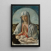 La Vierge adorant l'Enfant endormi - Giovanni Bellini — framed artwork on a wall