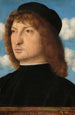 Portrait of a Venetian gentleman - Giovanni Bellini — artwork view
